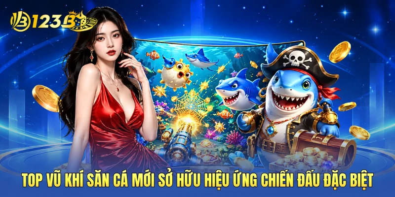 Top vũ khí săn cá mới sở hữu hiệu ứng chiến đấu đặc biệt